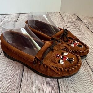 Minnetonka Brown Moccasins 5